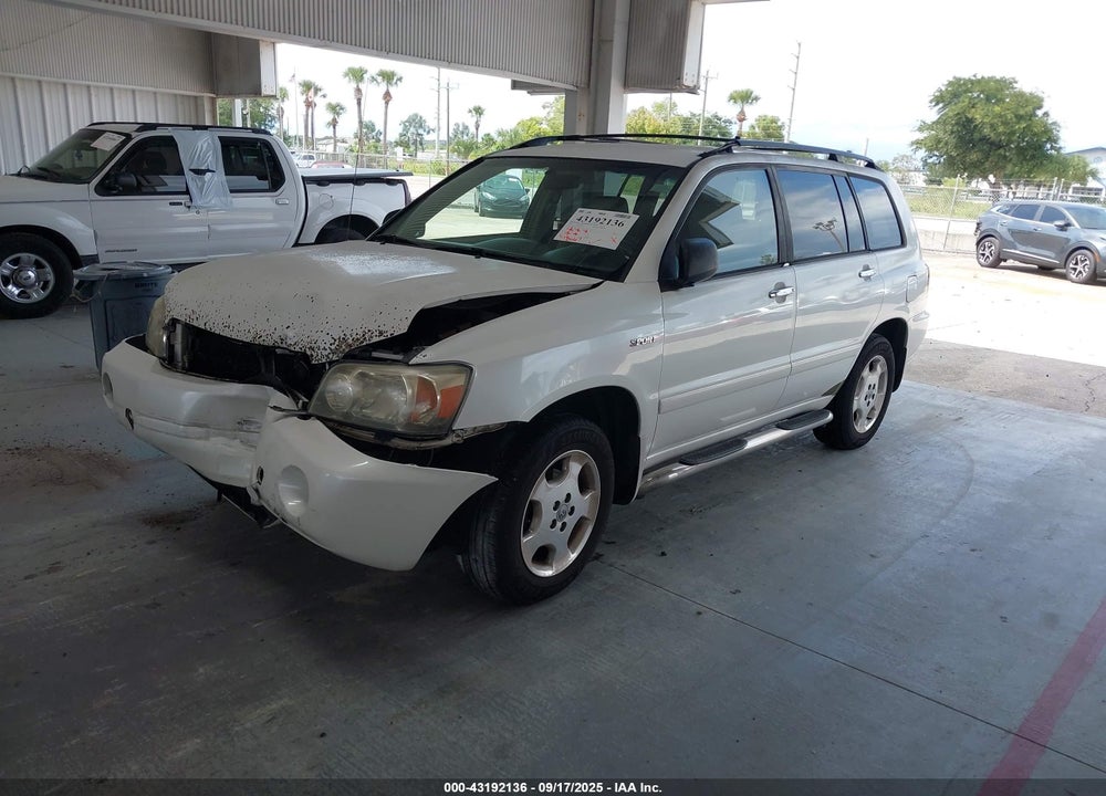 2006 TOYOTA HIGHLANDER SPORT V6 VIN: JTEEP21A160177553