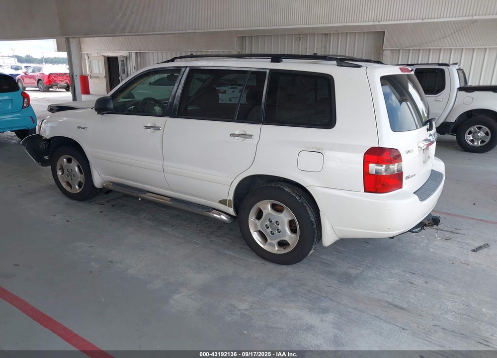 2006 TOYOTA HIGHLANDER SPORT V6 VIN: JTEEP21A160177553