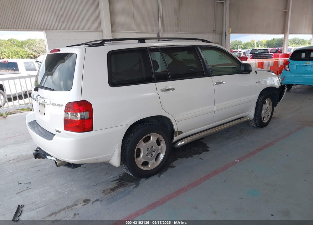2006 TOYOTA HIGHLANDER SPORT V6 VIN: JTEEP21A160177553