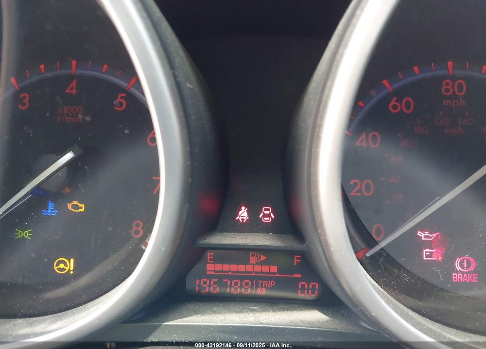 2011 MAZDA 3 VIN: JM1BL1W50B1386537