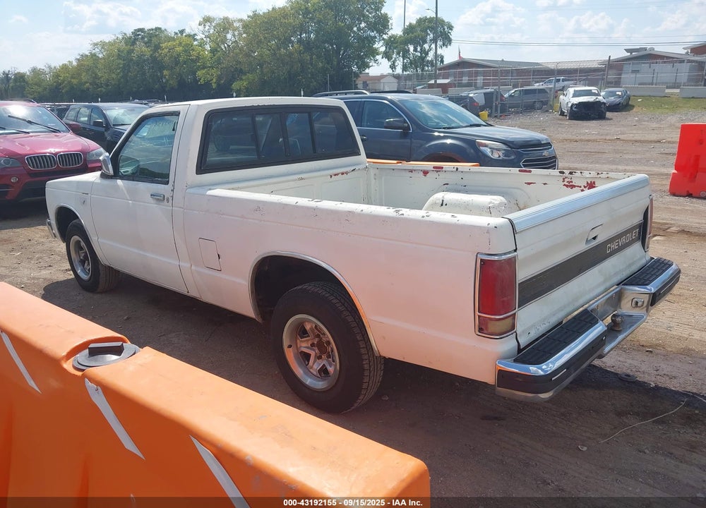 1986 CHEVROLET S TRUCK S10 VIN: 1GCBS14RXG8189706