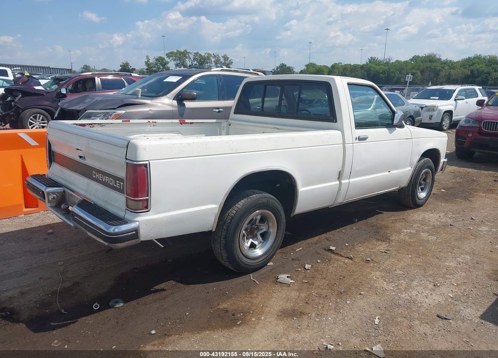 1986 CHEVROLET S TRUCK S10 VIN: 1GCBS14RXG8189706