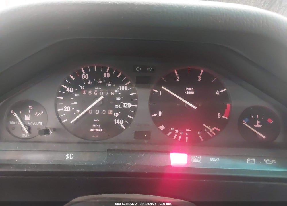 1985 BMW 325 E VIN: WBAAE5402F0699120