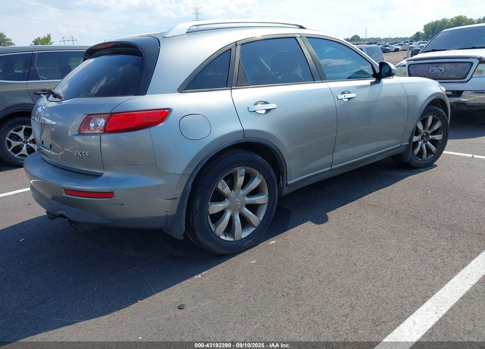 2004 INFINITI FX45 VIN: JNRBS08W34X401387