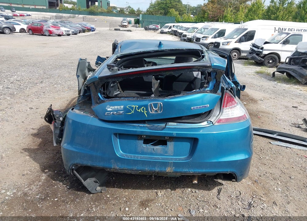 2012 HONDA CR-Z VIN: JHMZF1D64CS002626