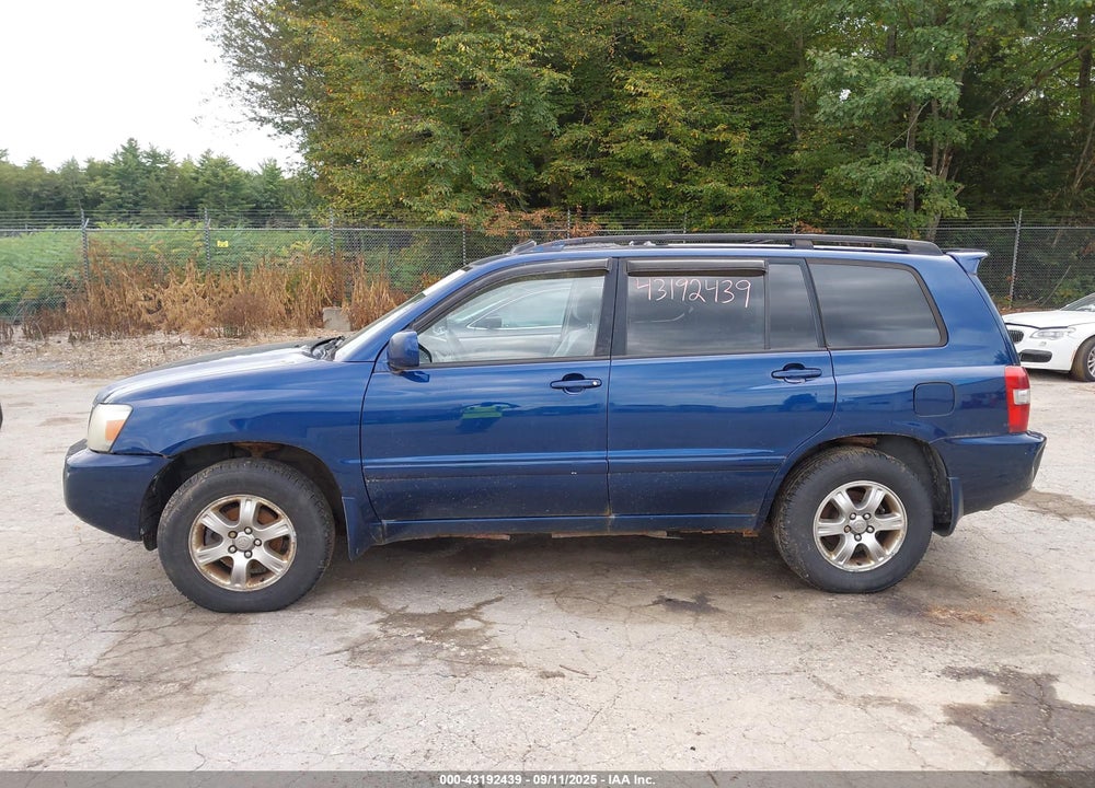 2006 TOYOTA HIGHLANDER V6 VIN: JTEEP21A560154471