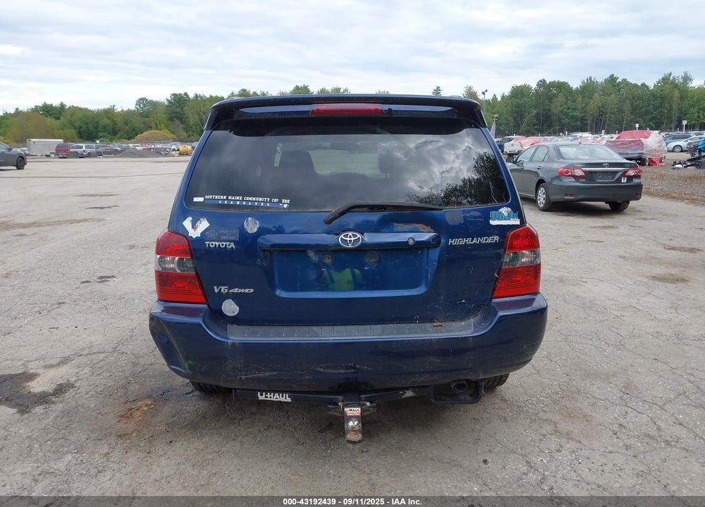 2006 TOYOTA HIGHLANDER V6 VIN: JTEEP21A560154471