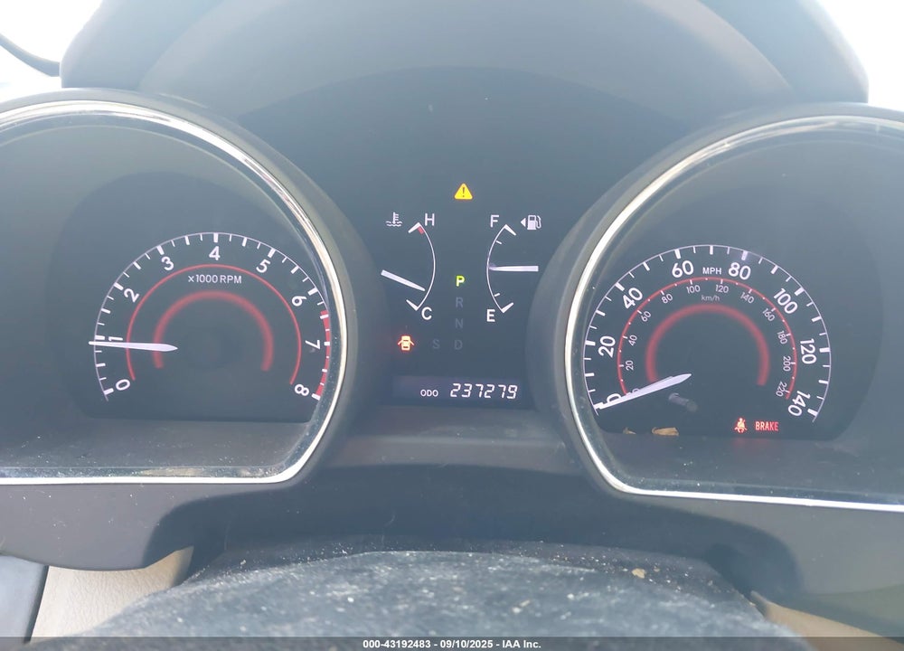 2013 TOYOTA HIGHLANDER VIN: 5TDZK3EH7DS138736