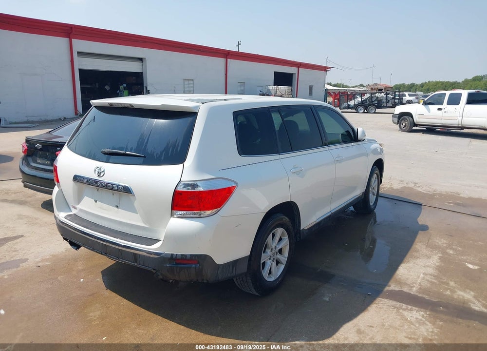 2013 TOYOTA HIGHLANDER VIN: 5TDZK3EH7DS138736