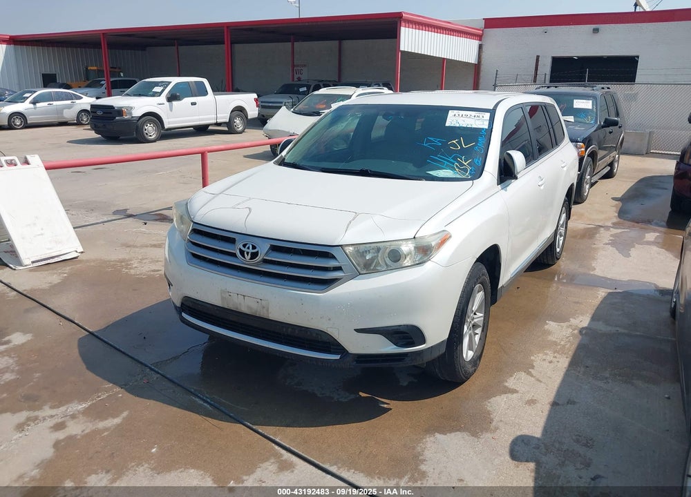 2013 TOYOTA HIGHLANDER VIN: 5TDZK3EH7DS138736