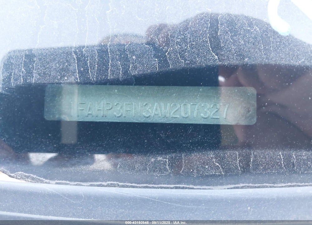 2010 FORD FOCUS SE VIN: 1FAHP3FN3AW207327