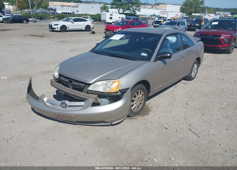 2002 HONDA CIVIC LX VIN: 1HGEM22522L041411