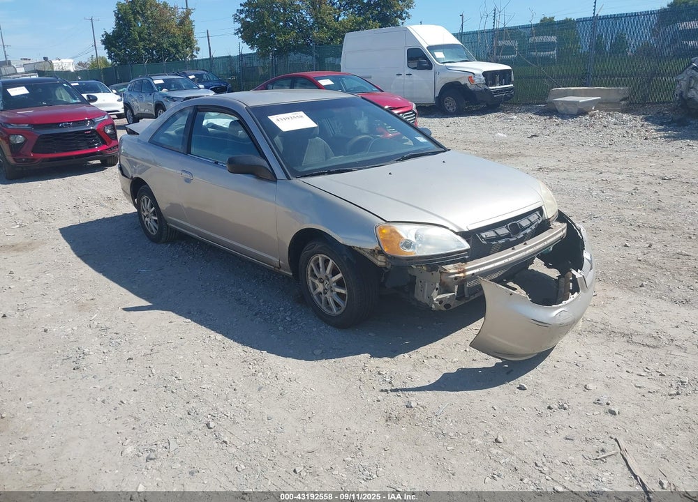 2002 HONDA CIVIC LX VIN: 1HGEM22522L041411