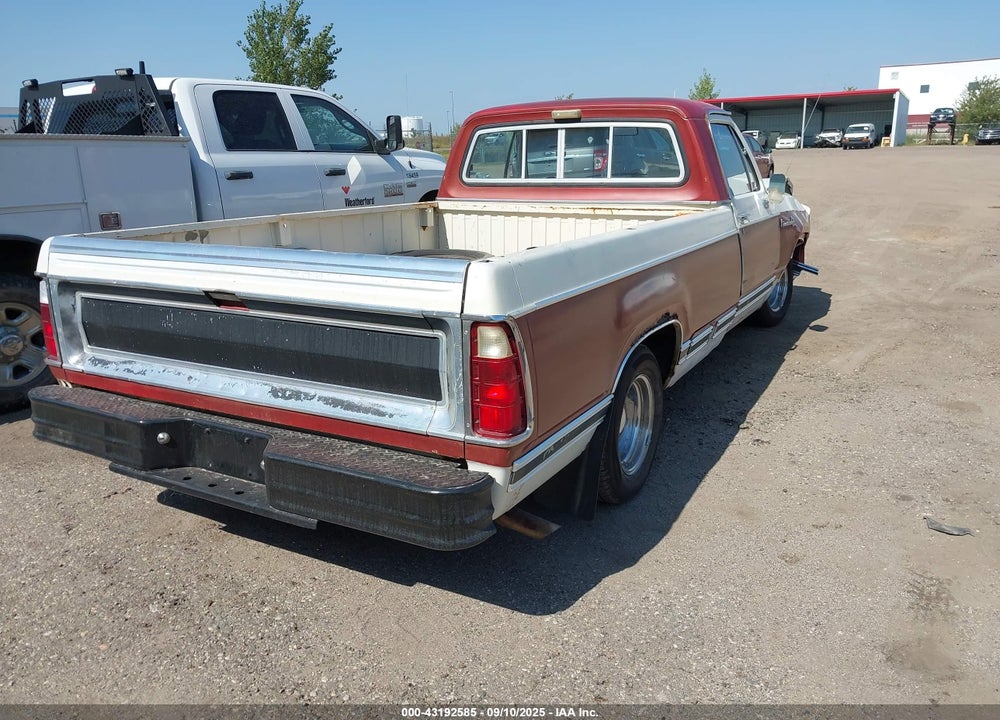 1977 DODG PICKUP 100-1/2 TON, VIN: D14BE7S185502