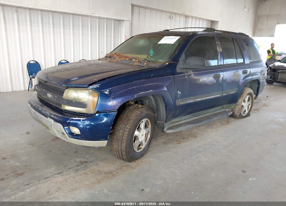 2002 CHEVROLET TRAILBLAZER LT VIN: 1GNDT13S522370564