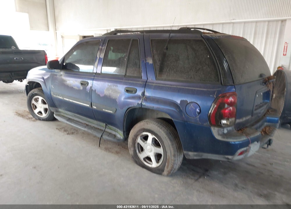 2002 CHEVROLET TRAILBLAZER LT VIN: 1GNDT13S522370564
