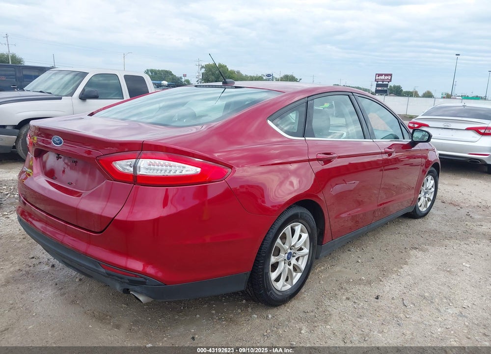 2016 FORD FUSION S VIN: 3FA6P0G70GR280026