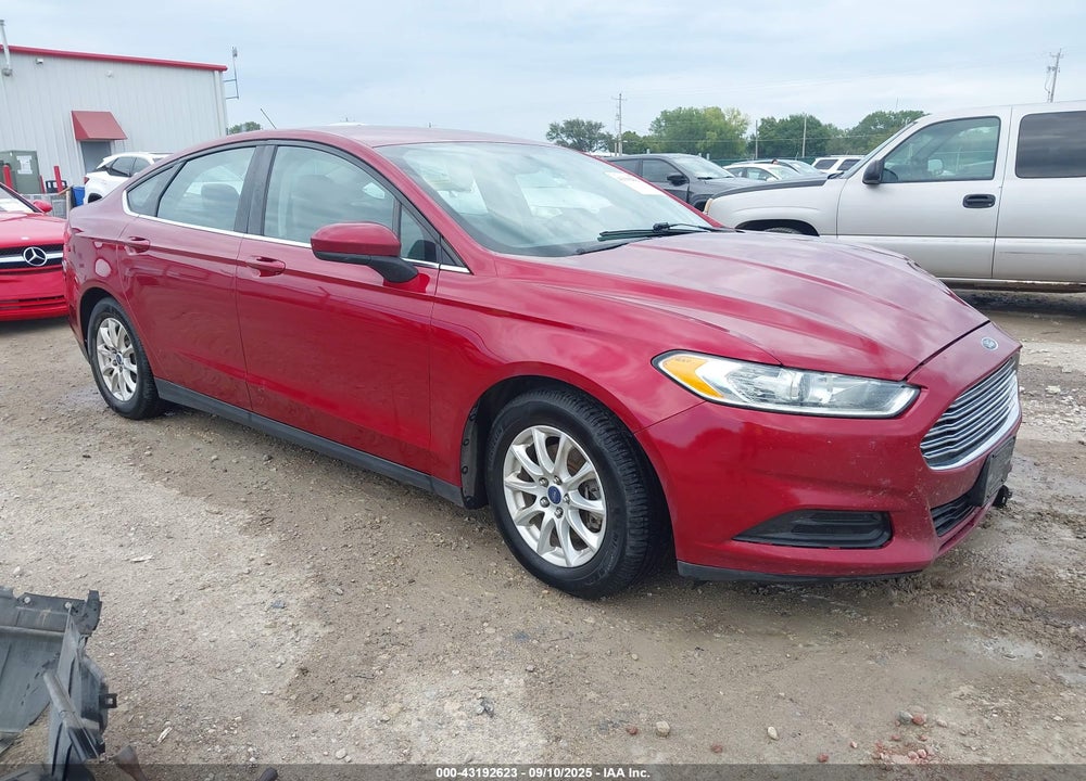 2016 FORD FUSION S VIN: 3FA6P0G70GR280026
