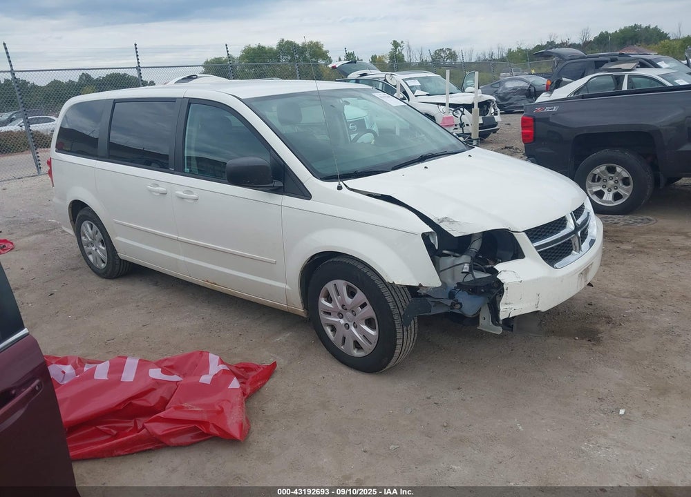 2013 DODGE GRAND CARAVAN SE VIN: 2C4RDGBG7DR755883