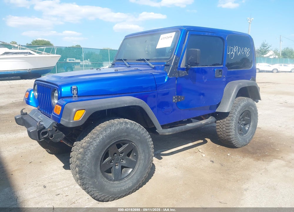 2000 JEEP WRANGLER SPORT VIN: 1J4FA49S0YP735660