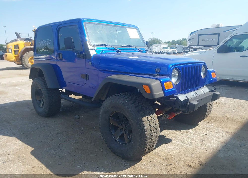 2000 JEEP WRANGLER SPORT VIN: 1J4FA49S0YP735660
