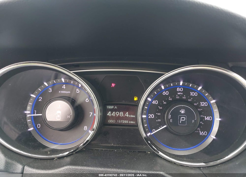 2013 HYUNDAI SONATA GLS VIN: 5NPEB4AC2DH712390