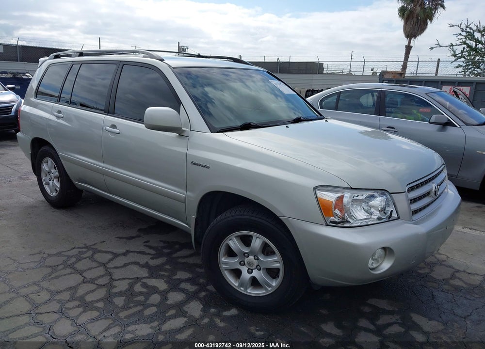 2003 TOYOTA HIGHLANDER LIMITED V6 VIN: JTEGF21A930093584