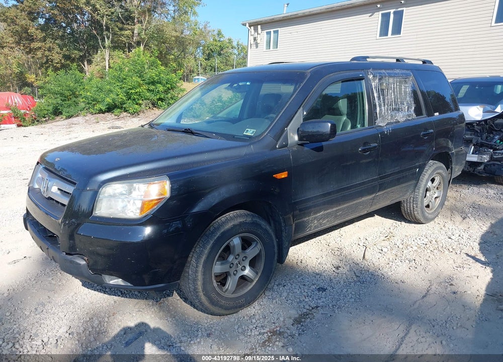 2006 HONDA PILOT EX-L VIN: 2HKYF18686H555502