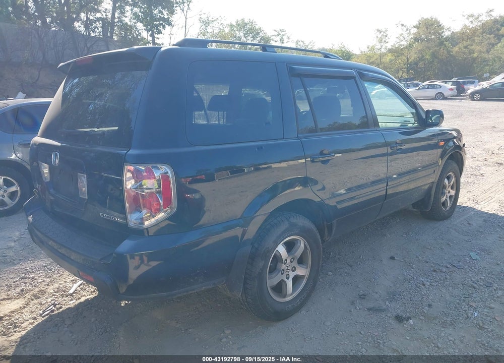 2006 HONDA PILOT EX-L VIN: 2HKYF18686H555502