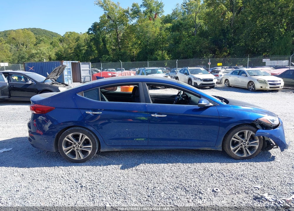 2017 HYUNDAI ELANTRA LIMITED VIN: 5NPD84LF0HH053037