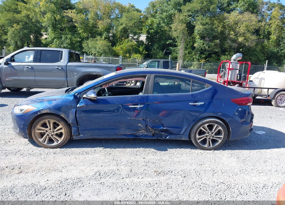 2017 HYUNDAI ELANTRA LIMITED VIN: 5NPD84LF0HH053037