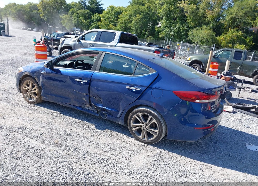2017 HYUNDAI ELANTRA LIMITED VIN: 5NPD84LF0HH053037