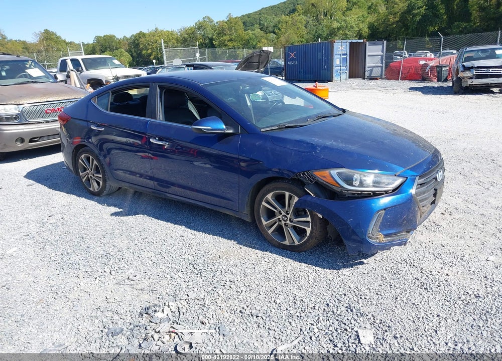 2017 HYUNDAI ELANTRA LIMITED VIN: 5NPD84LF0HH053037