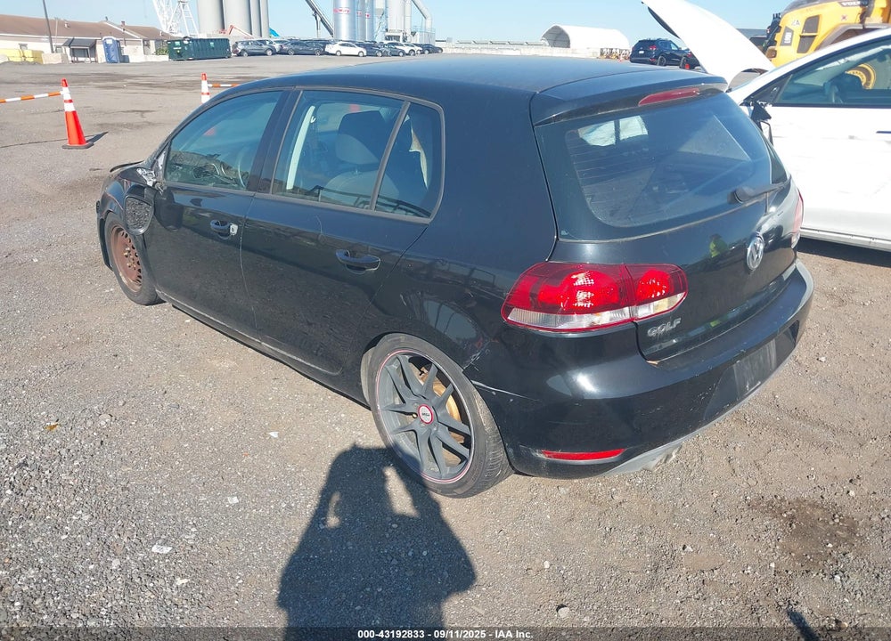 2010 VOLKSWAGEN GOLF VIN: WVWDB7AJ1AW363529