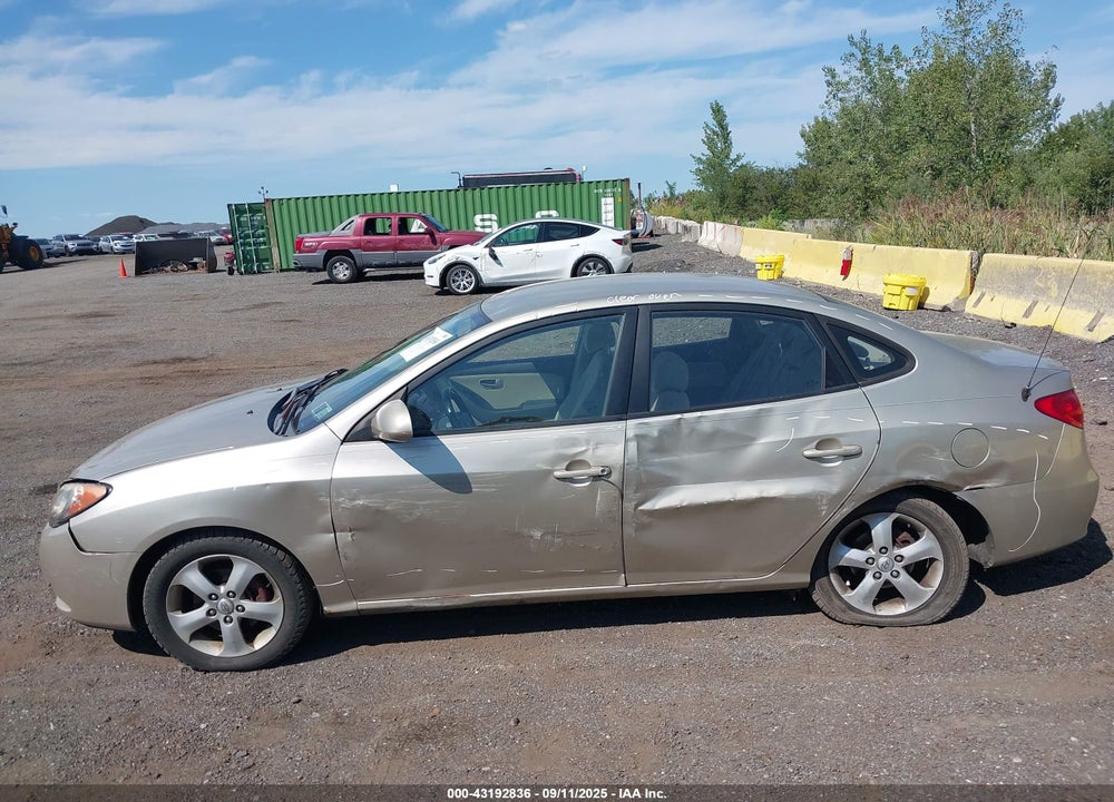 2007 HYUNDAI ELANTRA GLS/LIMITED/SE VIN: KMHDU46D17U024538