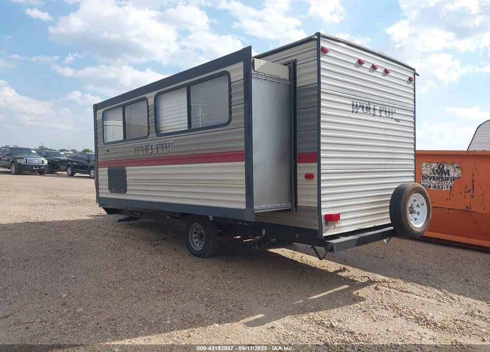 2019 FOREST RIVER WOLF PUP 22' BUMPUER PULL VIN: 5ZT2CKGC8KY000410