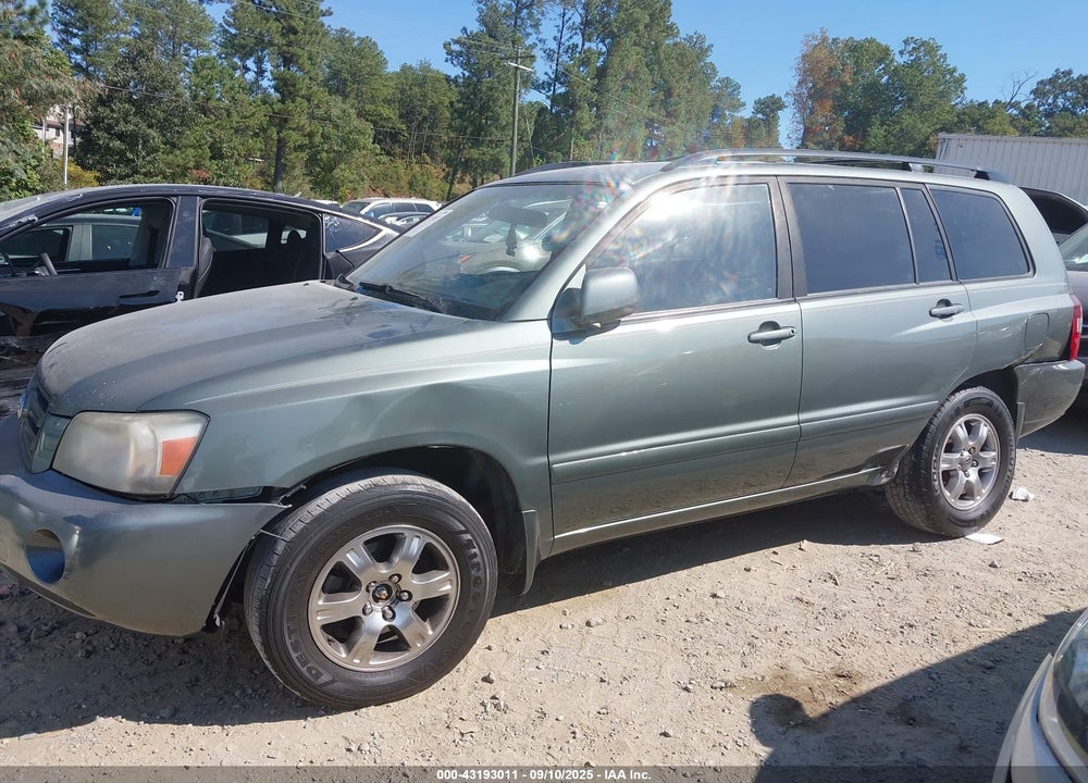 2006 TOYOTA HIGHLANDER V6 VIN: JTEDP21A460105225