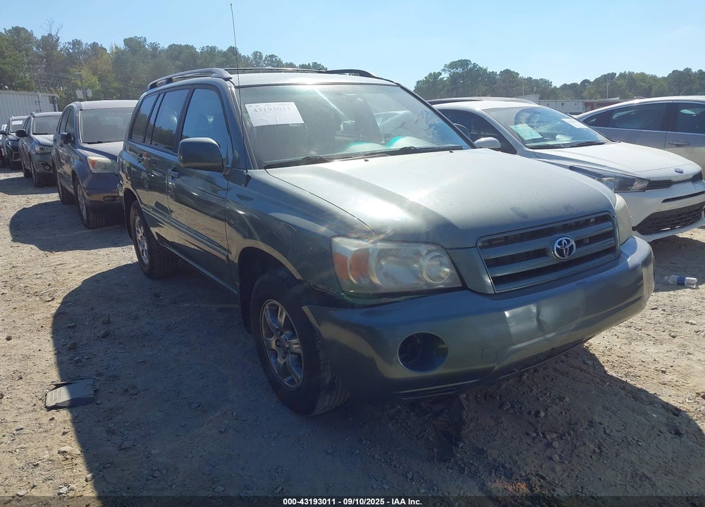 2006 TOYOTA HIGHLANDER V6 VIN: JTEDP21A460105225