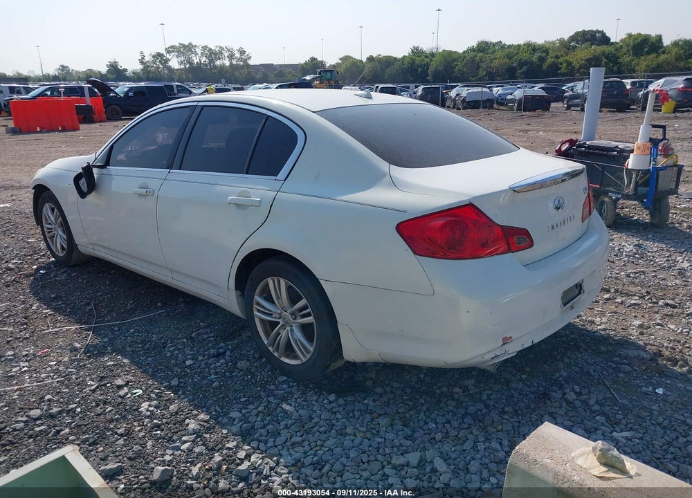 2012 INFINITI G25 VIN: JN1DV6AP2CM700507
