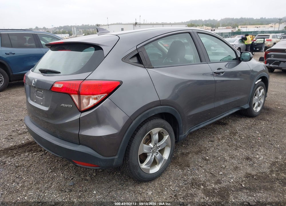 2016 HONDA HR-V LX VIN: 3CZRU6H3XGM729055