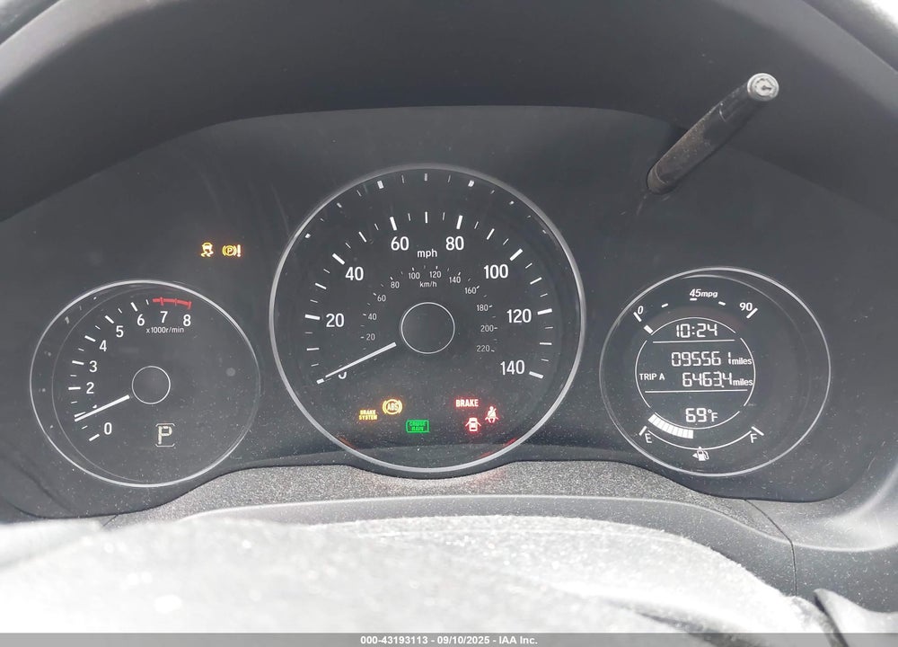 2016 HONDA HR-V LX VIN: 3CZRU6H3XGM729055