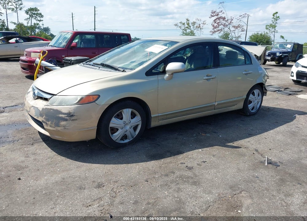 2007 HONDA CIVIC LX VIN: 1HGFA16527L074319