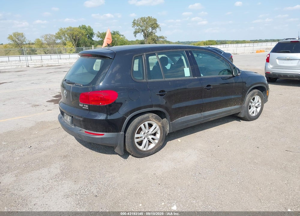 2014 VOLKSWAGEN TIGUAN VIN: WVGBV3AX5EW545702