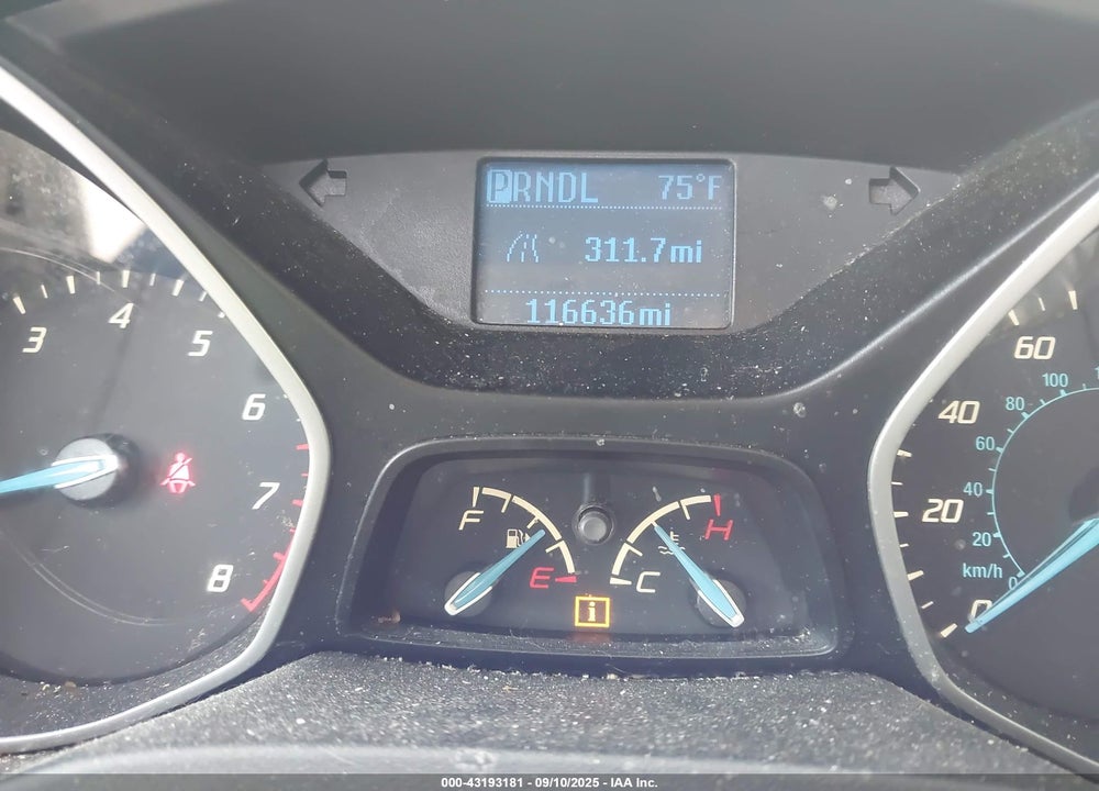 2013 FORD FOCUS VIN: 1FADP3E25DL358519