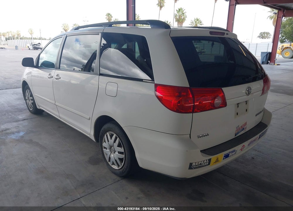 2008 TOYOTA SIENNA LE VIN: 5TDZK23C48S112831