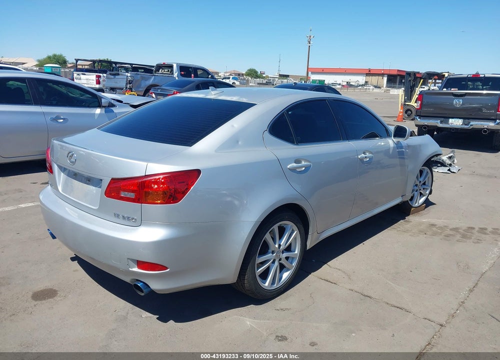 2007 LEXUS IS 250 VIN: JTHBK262475028127