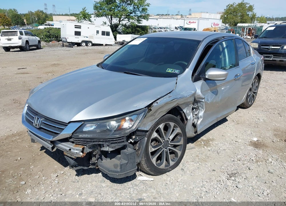 2013 HONDA ACCORD LX VIN: 1HGCR2F39DA193931