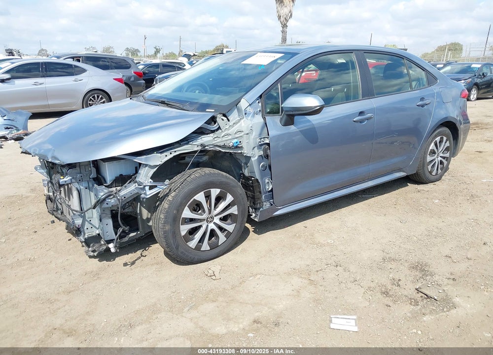 2022 TOYOTA COROLLA VIN: JTDEAMDE4NJ053348