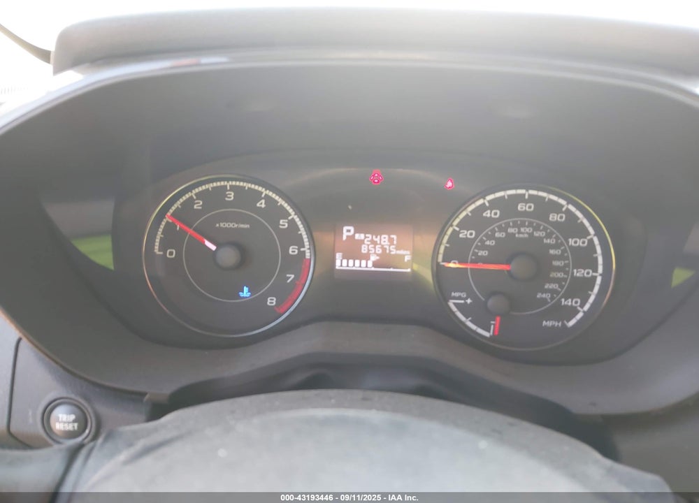 2019 SUBARU IMPREZA VIN: 4S3GKAA60K3627378