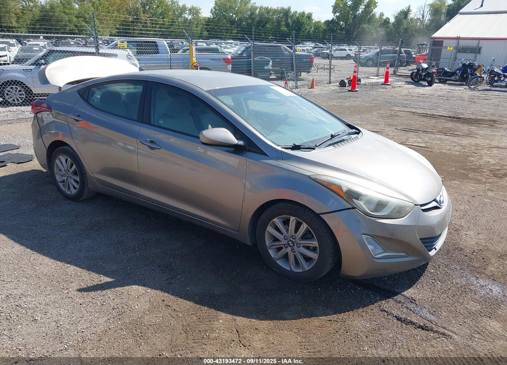 2014 HYUNDAI ELANTRA SE VIN: 5NPDH4AE6EH474427